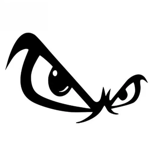 Car Accessories Evil Eye - SZWL No Fear Car Sticker Bad