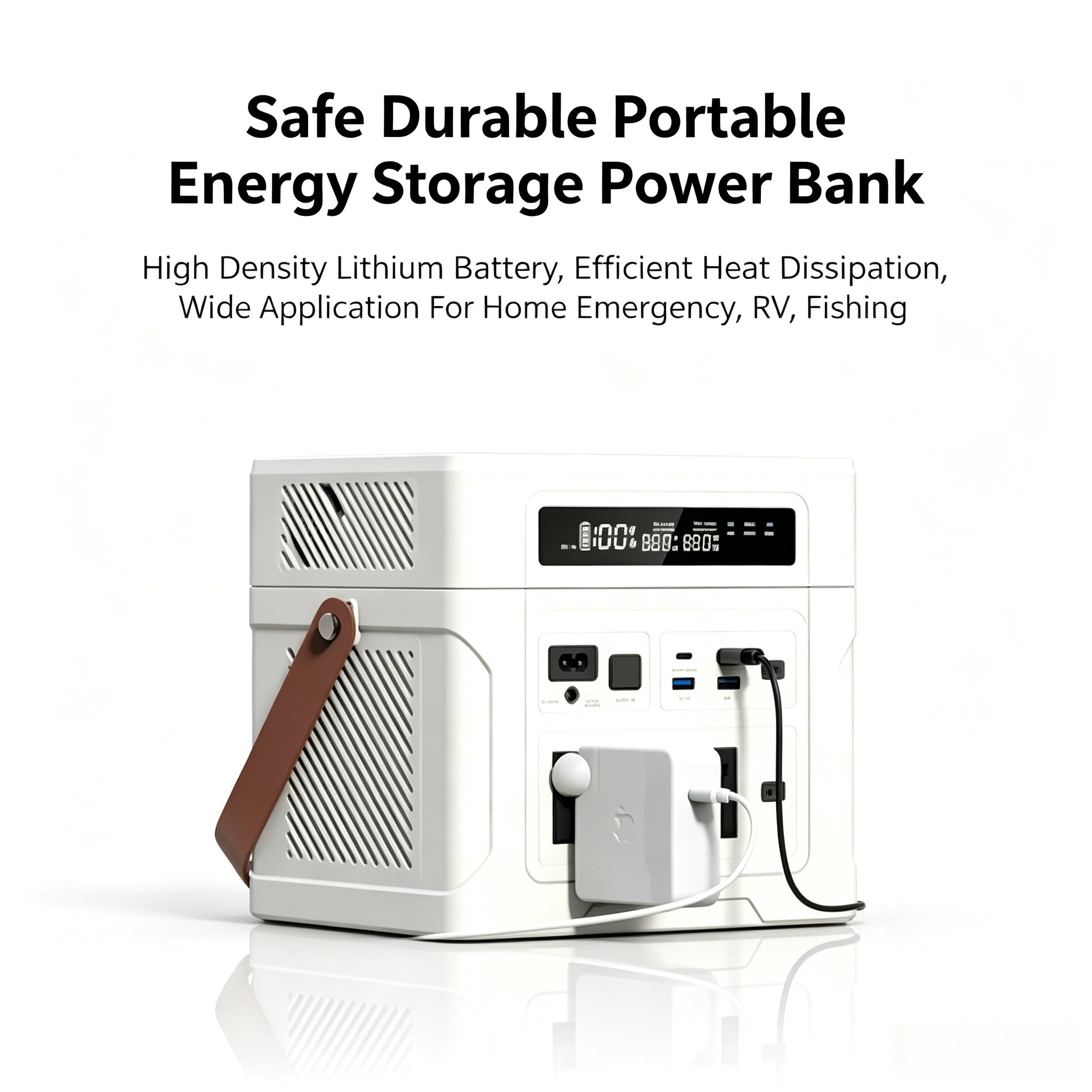 Portable Jump Starter - 1000W Portable Solar Power Station Car