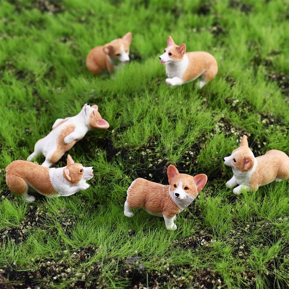 Cute Simulation Dog Miniature  - đánh giá và giá Car Accessories Oman