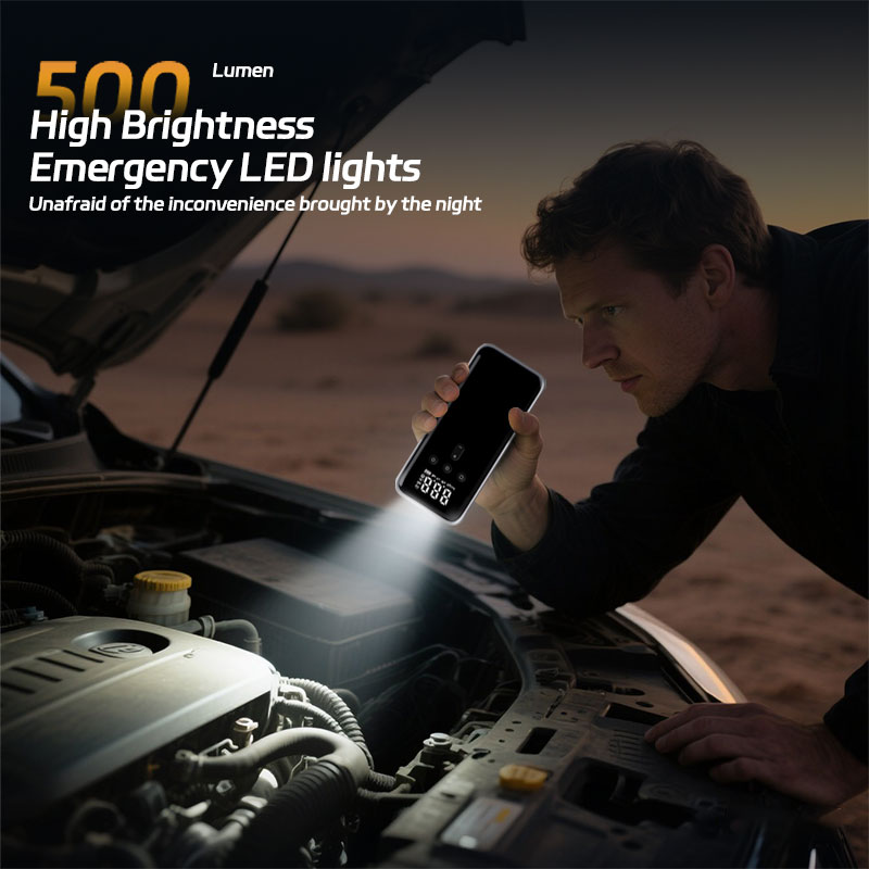 New 1000A Car Jump Starter Pow - đánh giá và giá Portable Jump Starter