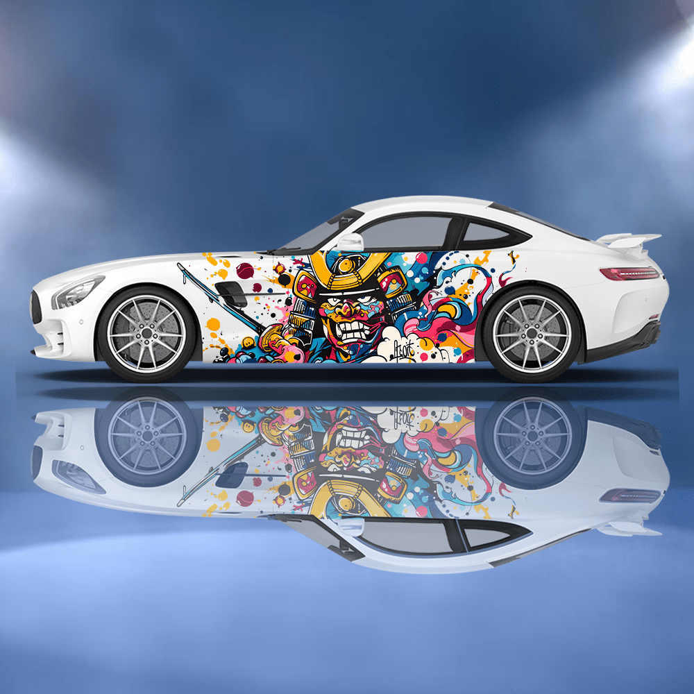 Colored Japanese Samurai Graff - đánh giá và giá Car Accessories Japanese