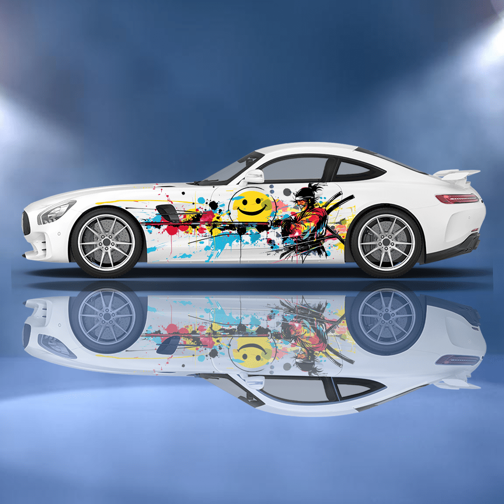 Colored Japanese Samurai Graff - đánh giá và giá Car Accessories Japanese