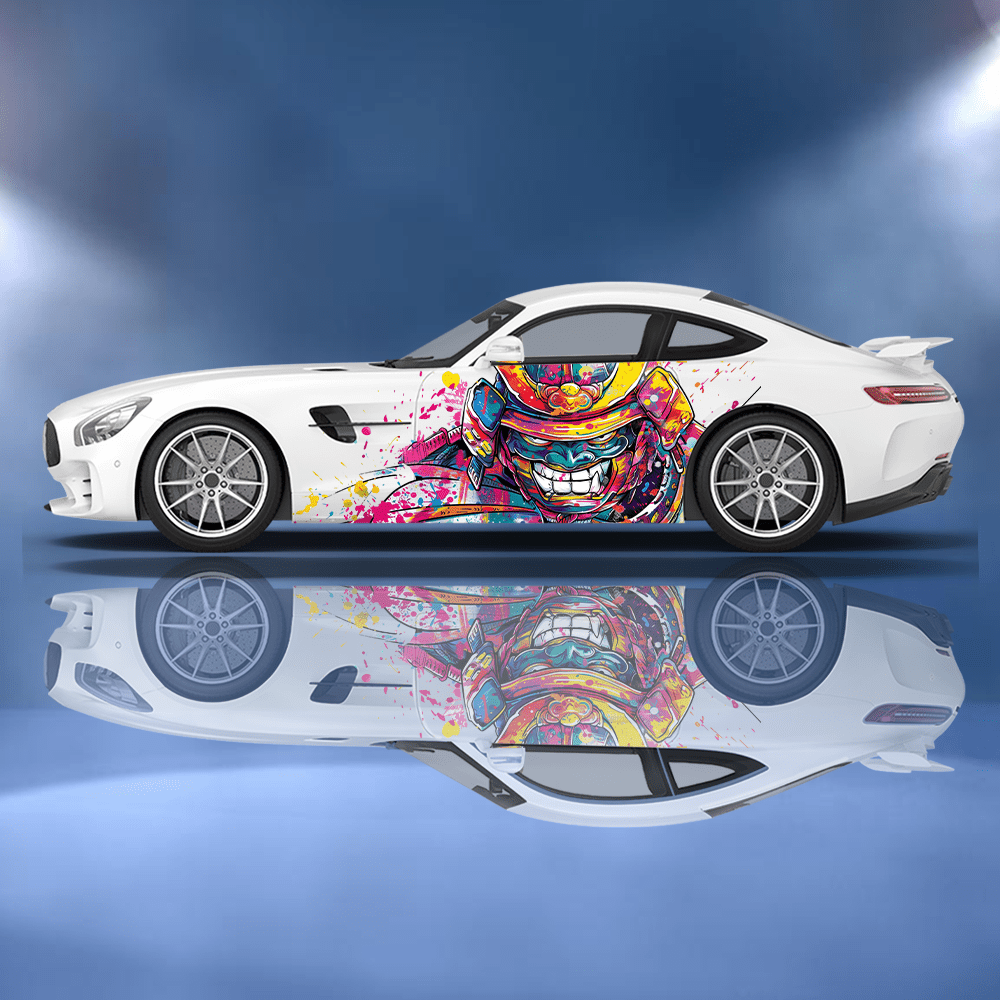 Colored Japanese Samurai Graff - đánh giá và giá Car Accessories Japanese