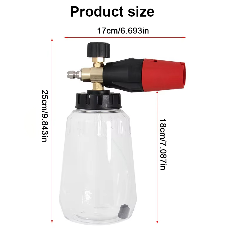 High Pressure PA Foam Cannon   - đánh giá và giá Car Accessories For Winter
