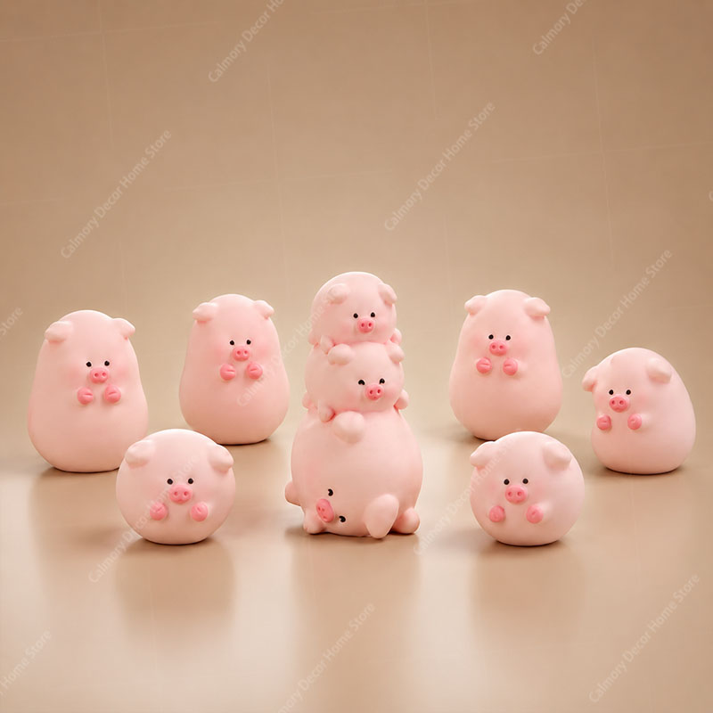 1PC Cute Mini Piggy Ornament C - đánh giá và giá Car Accessories Oman