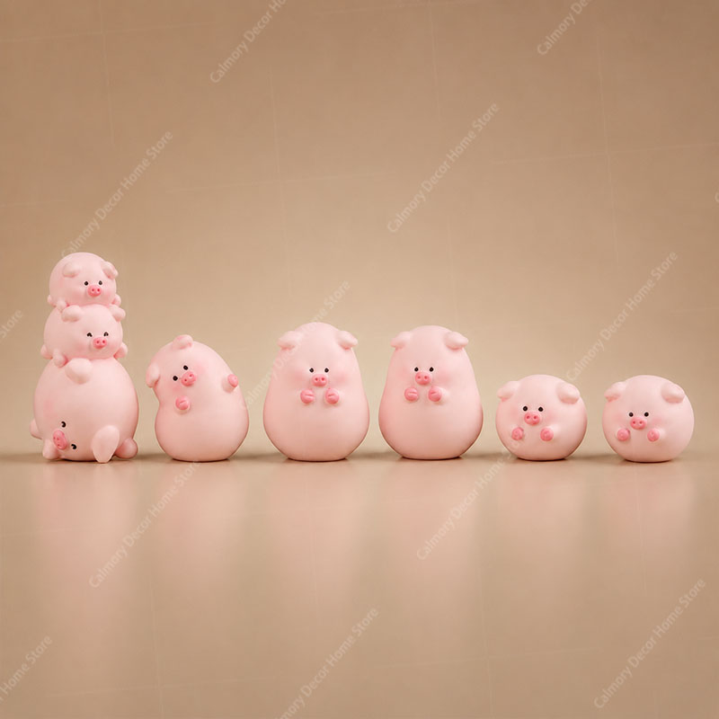 1PC Cute Mini Piggy Ornament C - đánh giá và giá Car Accessories Oman