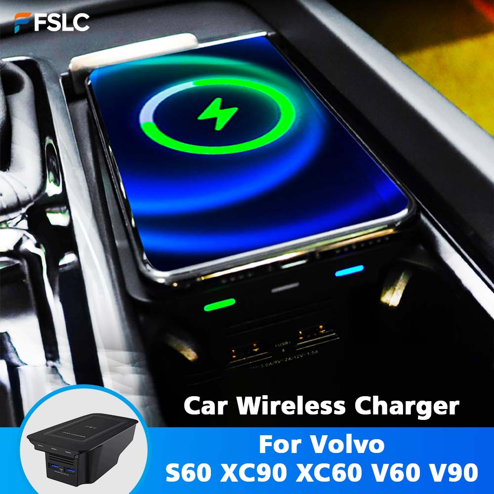 ⭐Genuine⭐ Car Wireless Charger - đánh giá và giá Volvo Car Accessories Xc90
