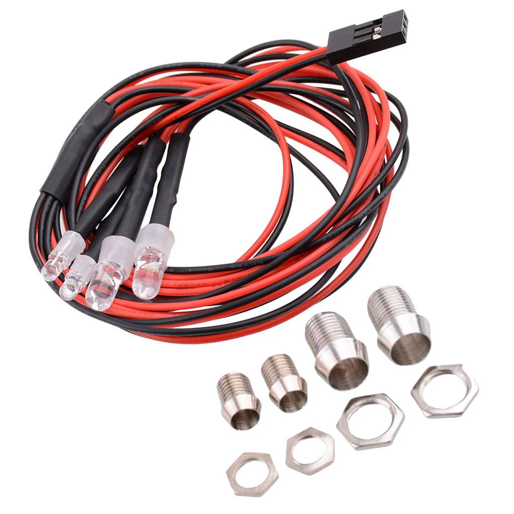 RC Led Lights Red White Metal  - đánh giá và giá Car Accessories For Night Driving