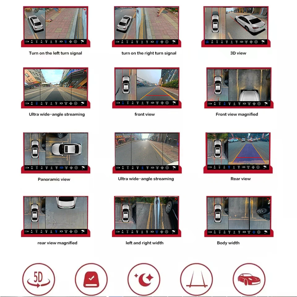 Car 360 Panoramic Camera Drivi - đánh giá và giá Car Accessories For Night Driving
