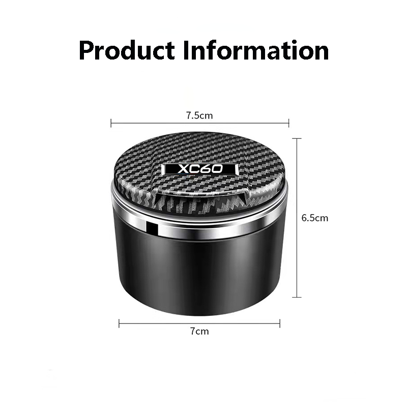 Car LED Ashtray Garbage Coin S - đánh giá và giá Volvo Car Accessories Xc90