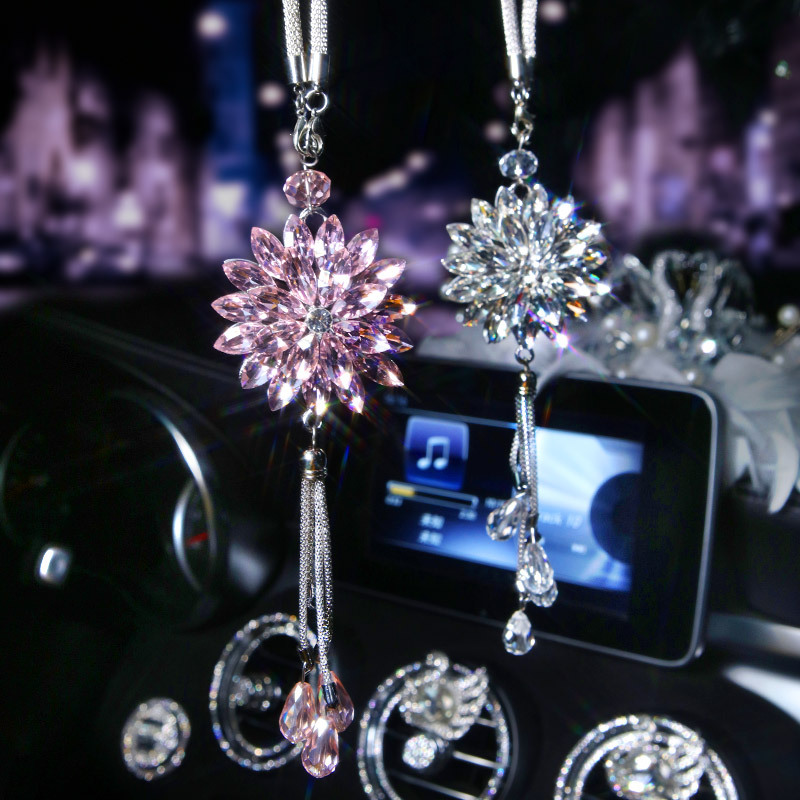Exquisite Crystal Lotus Crysta - đánh giá và giá Car Accessories Evil Eye