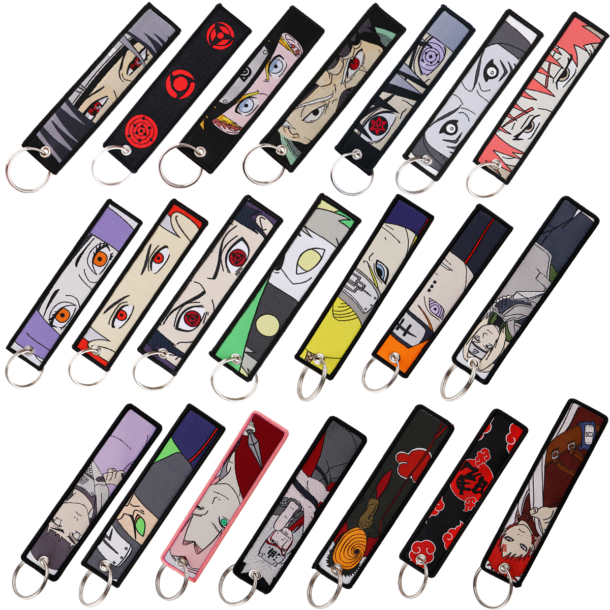 Anime Embroidery Keychain Key  - đánh giá và giá Car Accessories Japanese