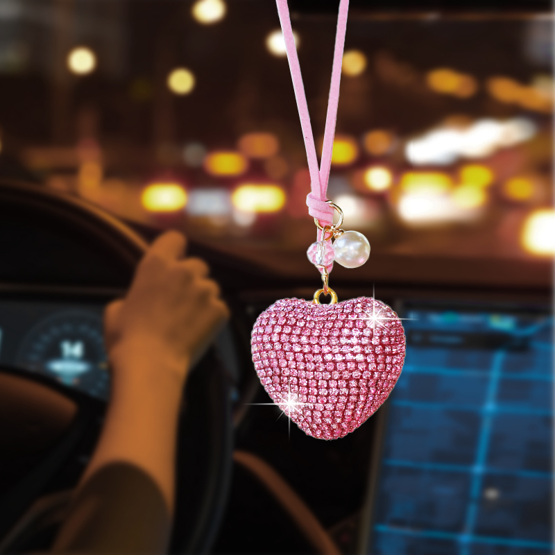 Diamond-studded love car inter - đánh giá và giá Car Accessories Evil Eye