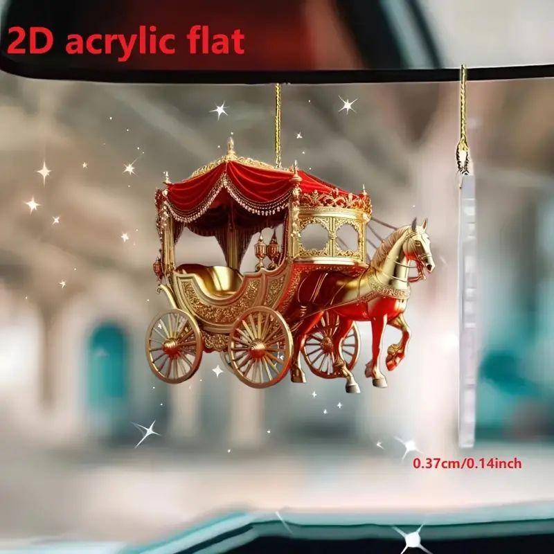 1Pcs Carriage Christmas Orname - đánh giá và giá Car Accessories Oman
