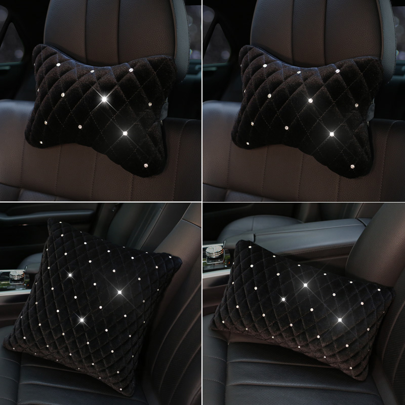 Bling Rhinestone Car Neck Pill - đánh giá và giá Car Accessories For Winter