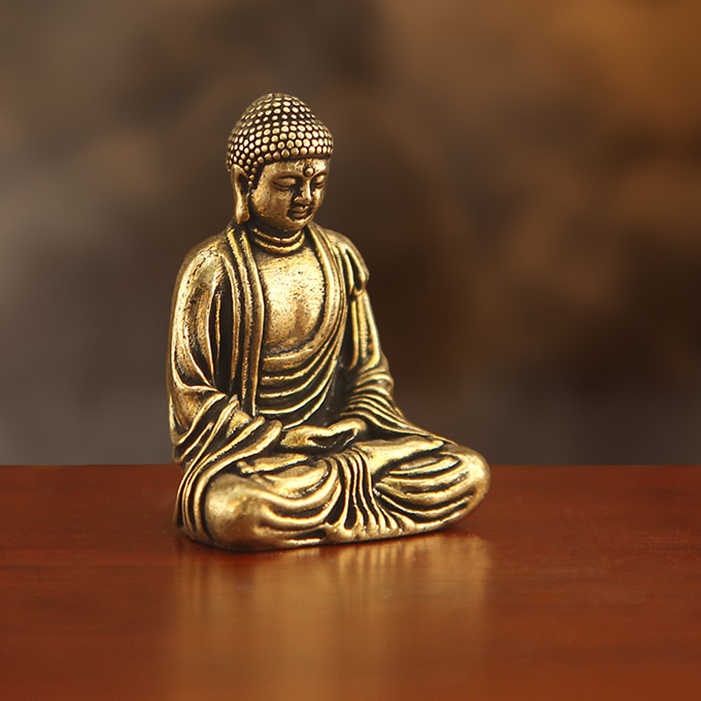 Mini Brass Tathagata Buddha St - đánh giá và giá Car Accessories Oman