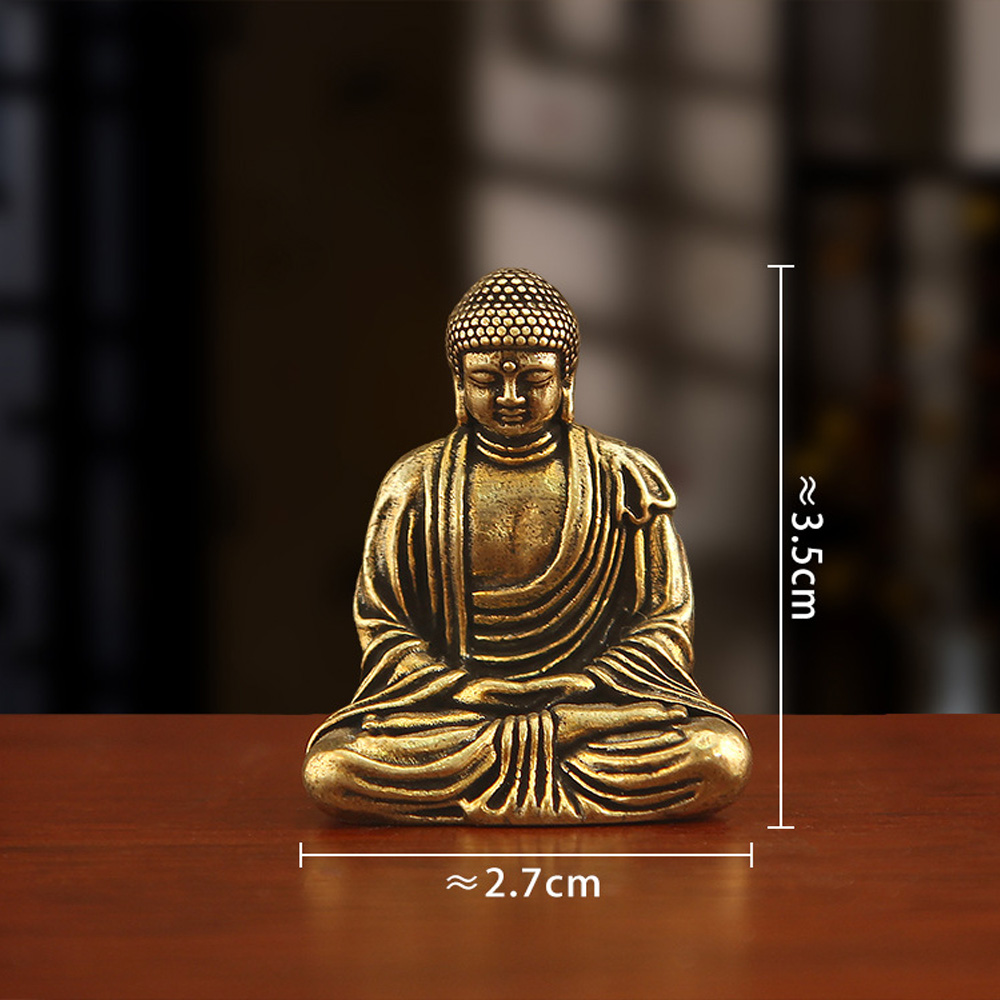 Mini Brass Tathagata Buddha St - đánh giá và giá Car Accessories Oman