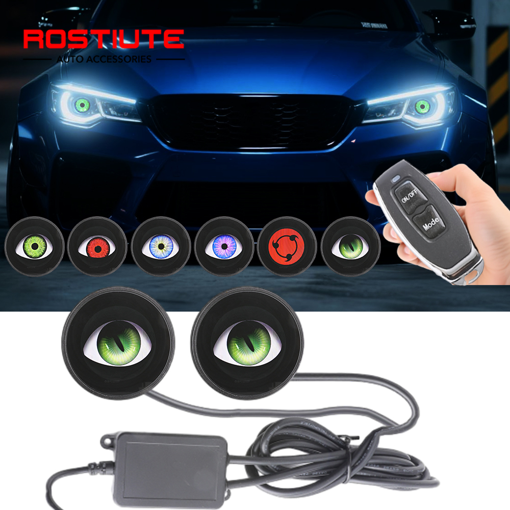 LED Headlight Demon Eyes Dynam - đánh giá và giá Car Accessories Evil Eye